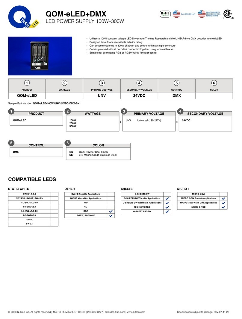 qtran QOM-eLED User manual