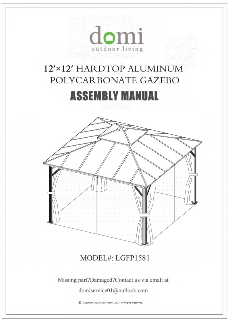 domi LGFP1581 Assembly manual