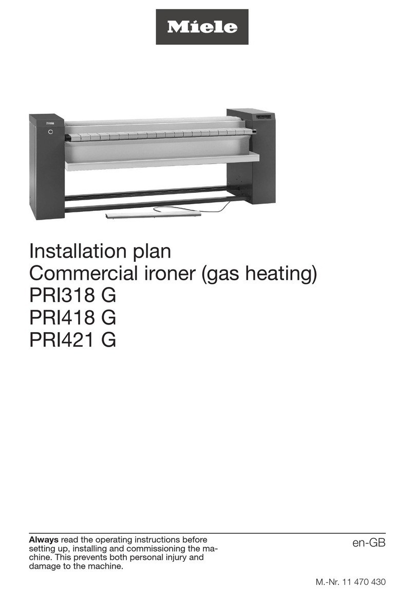Miele PRI318 G Installations plan