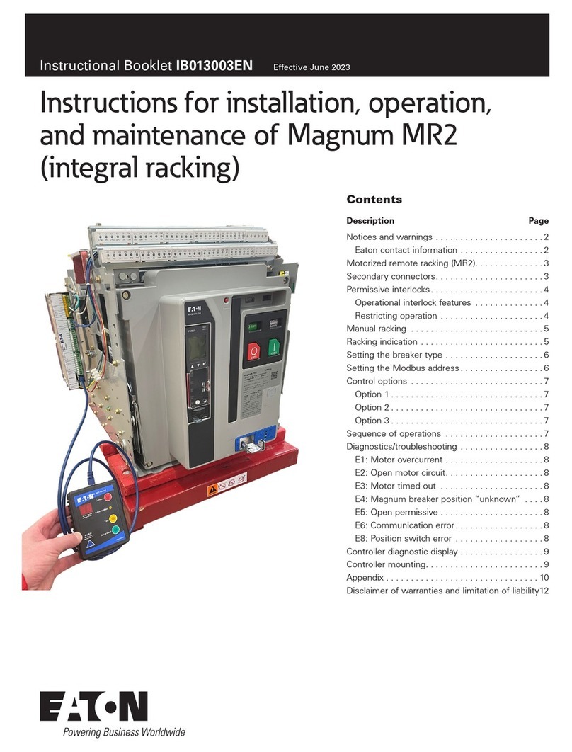 Eaton Magnum MR2 Programming manual