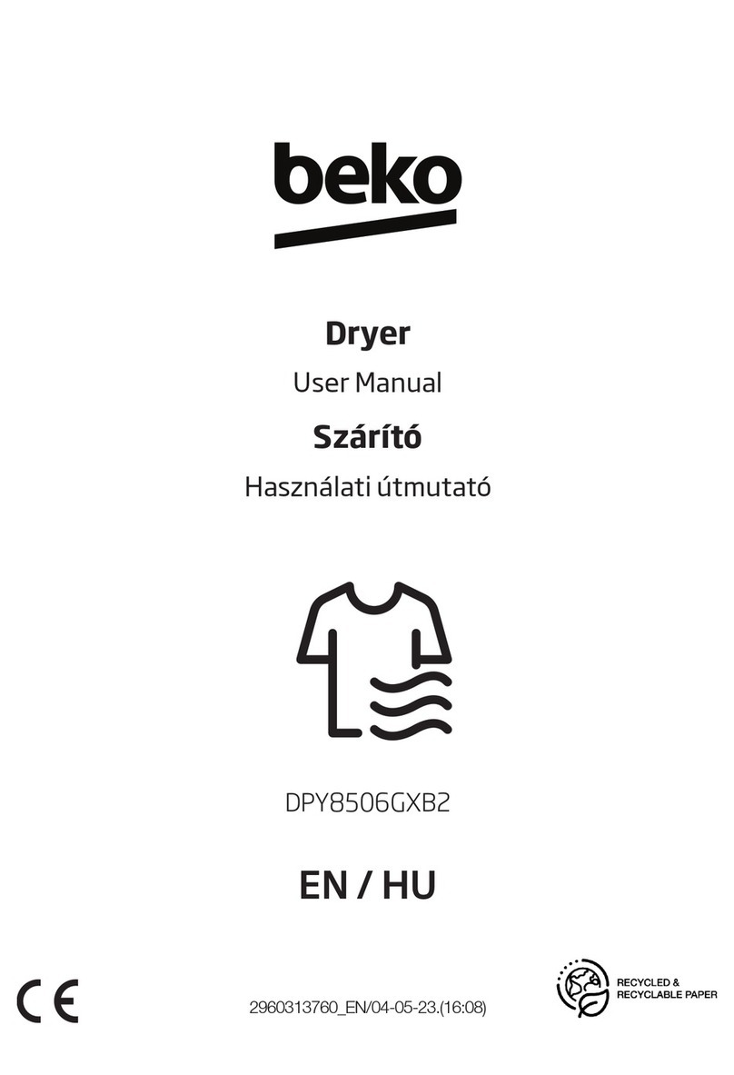 Beko DPY8506GXB2 user manual Beko DPY8506GXB2 user manual