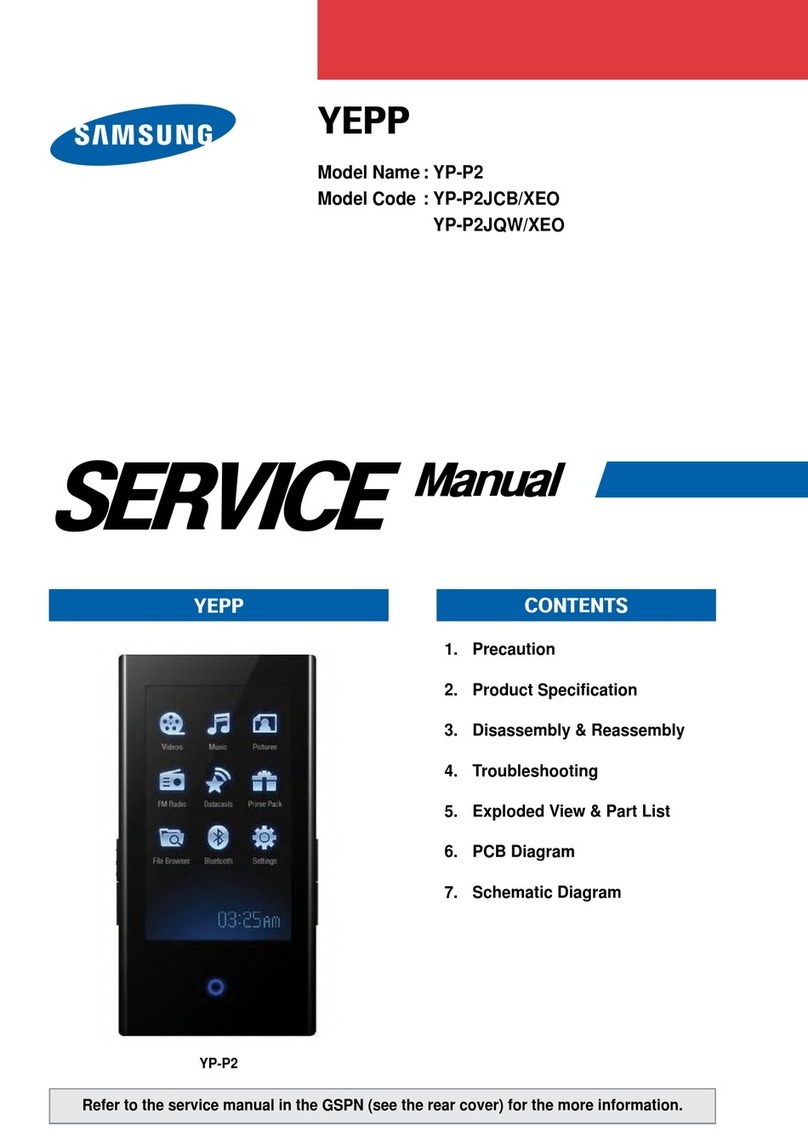 Samsung YP-P2 User manual