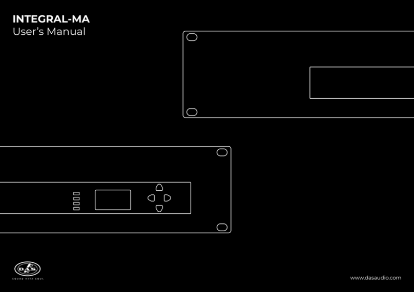 DAS AUDIO INTEGRAL-MA User manual