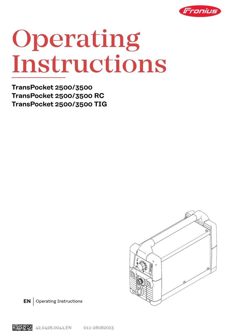 FRO­NIUS TransPocket 2500 User manual