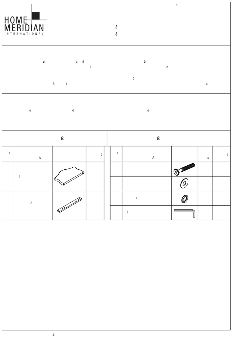 HOME MERIDIAN 156-DSA329-230-534 Assembly instructions HOME MERIDIAN 156-DSA329-230-534 Assembly instructions