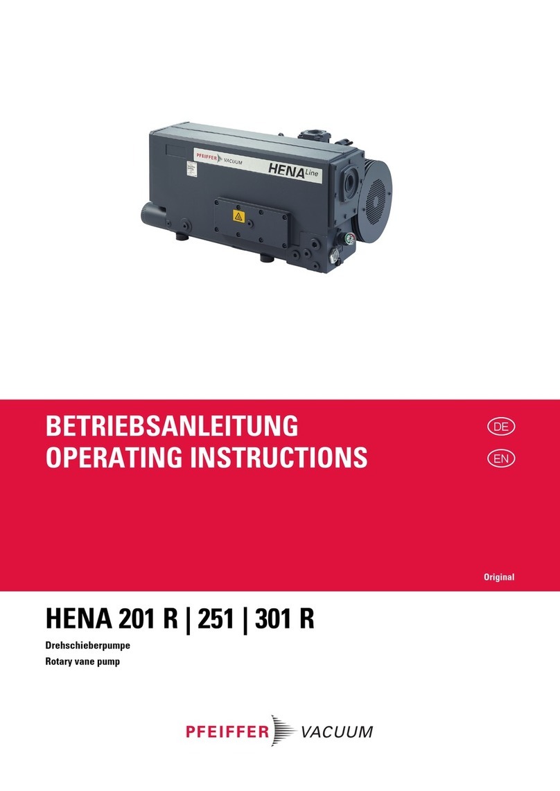 Pfeiffer Vacuum HENA 201 R operating instructions