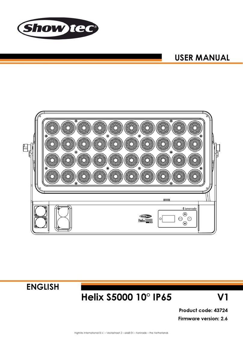 Show Tec Helix S5000 10 IP65 User manual