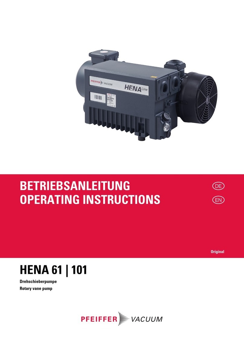 Pfeiffer Vacuum HENA 61 operating instructions