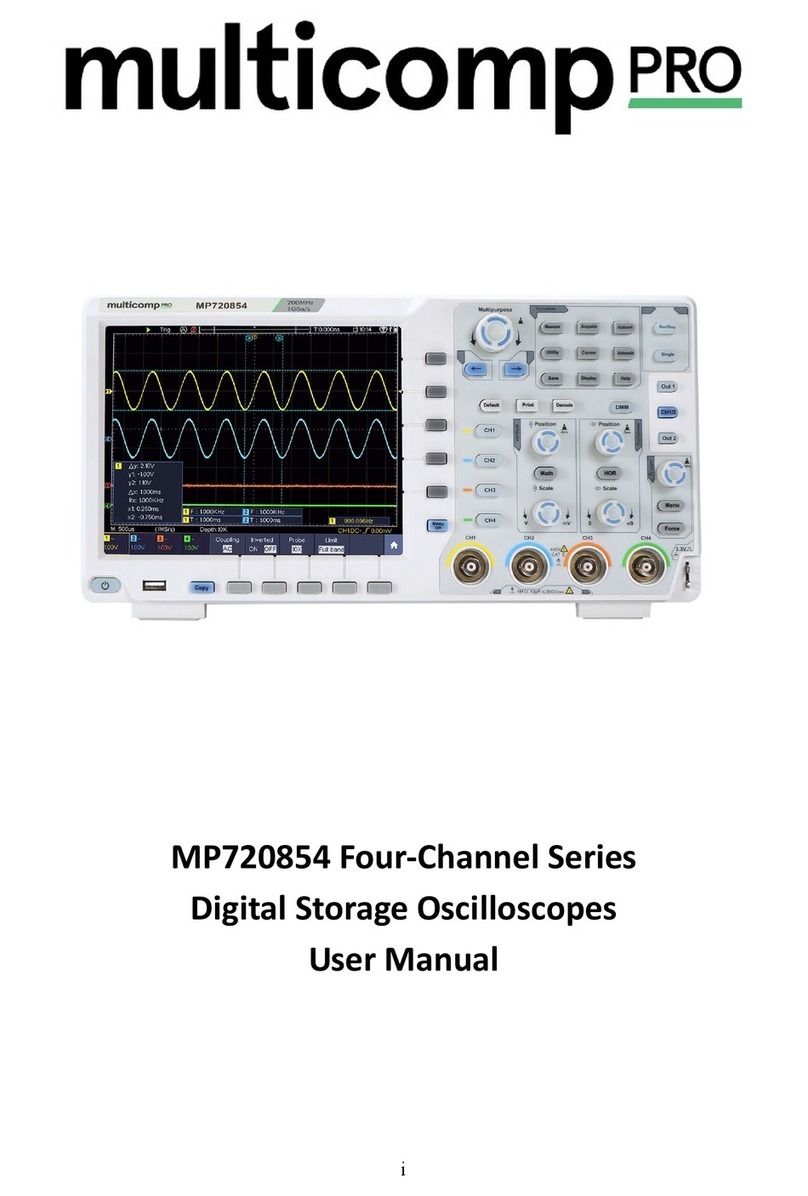 multicomp pro MP720854 User manual