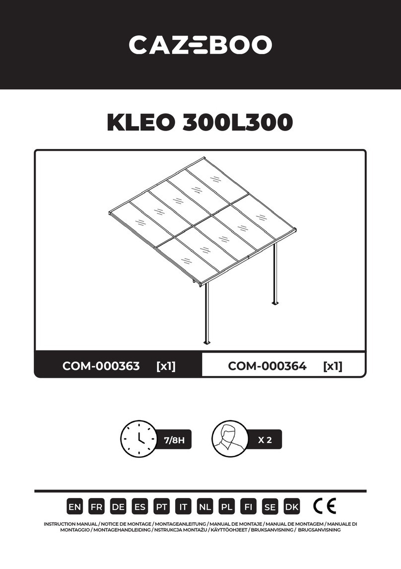 CAZEBOO COM-000363 instruction manual