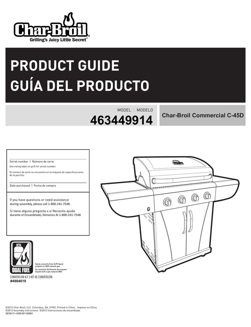 Char-Broil Commercial C-45D Product guide