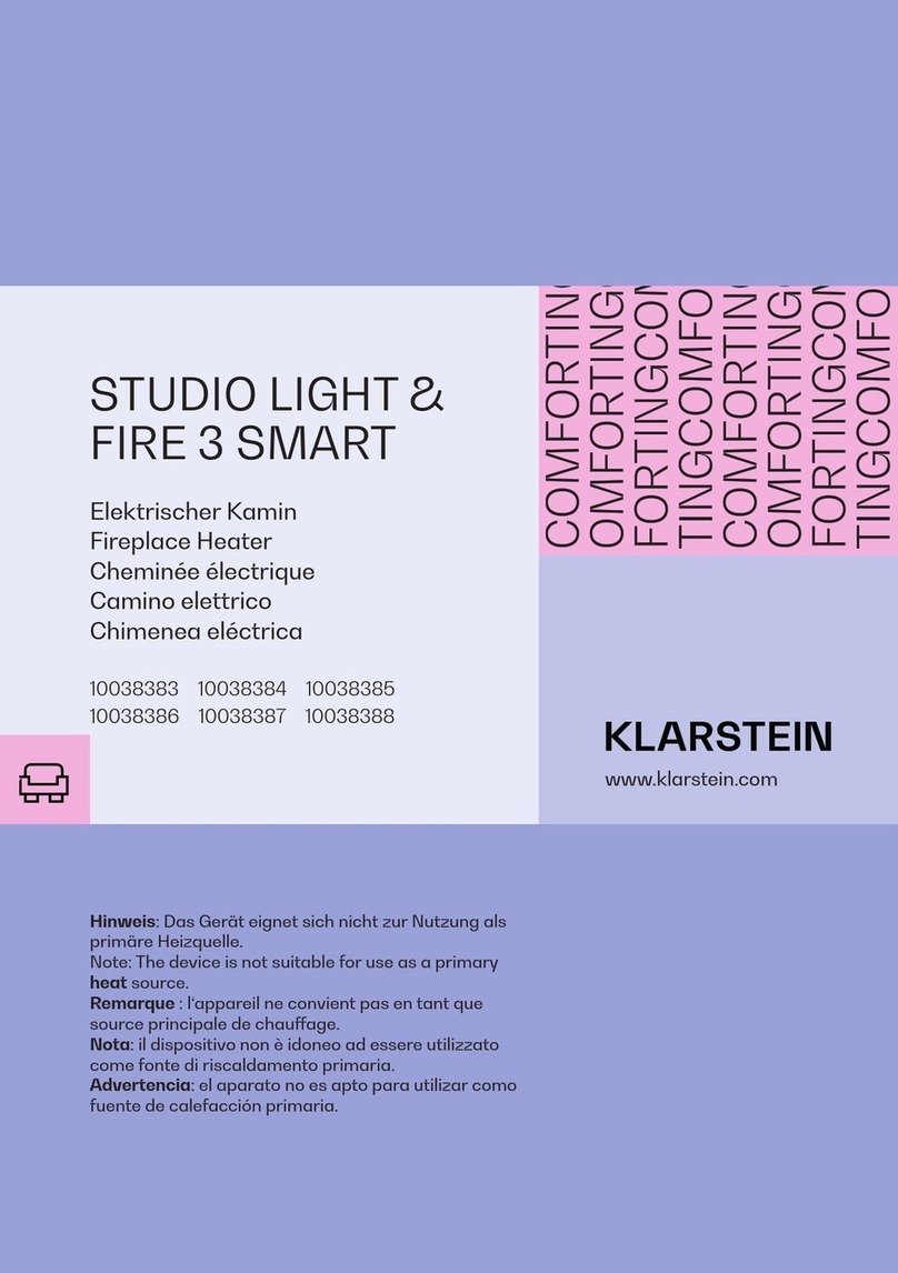 Klarstein STUDIO LIGHT & FIRE 3 SMART manual