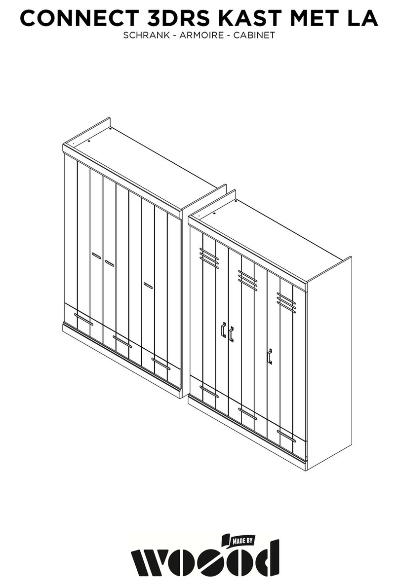 Woood CONNECT 3DRS KAST MET LA User manual