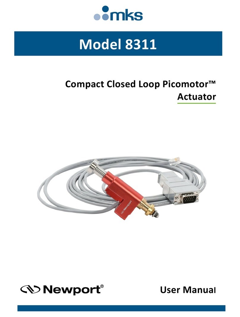 MKS Compact Closed Loop Picomotor user manual