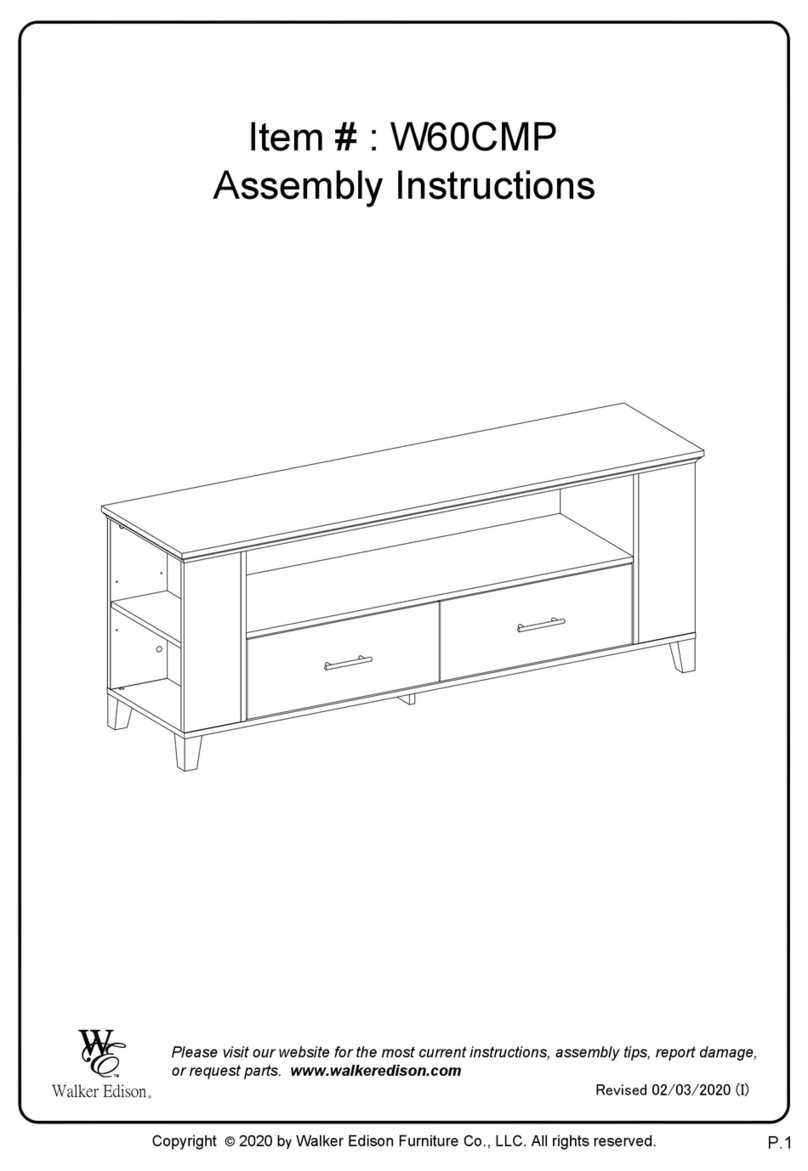 Walker Edison W60CMP User manual