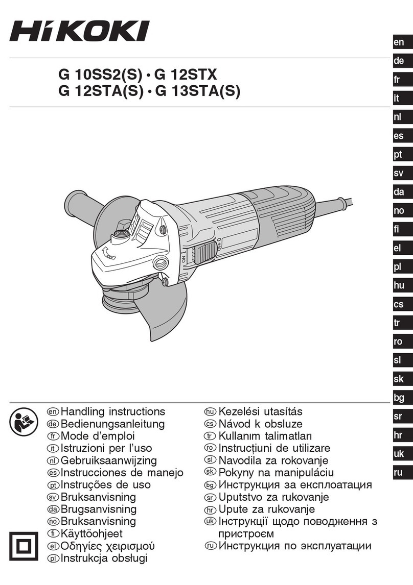 HIKOKI G 12STA(S) User manual