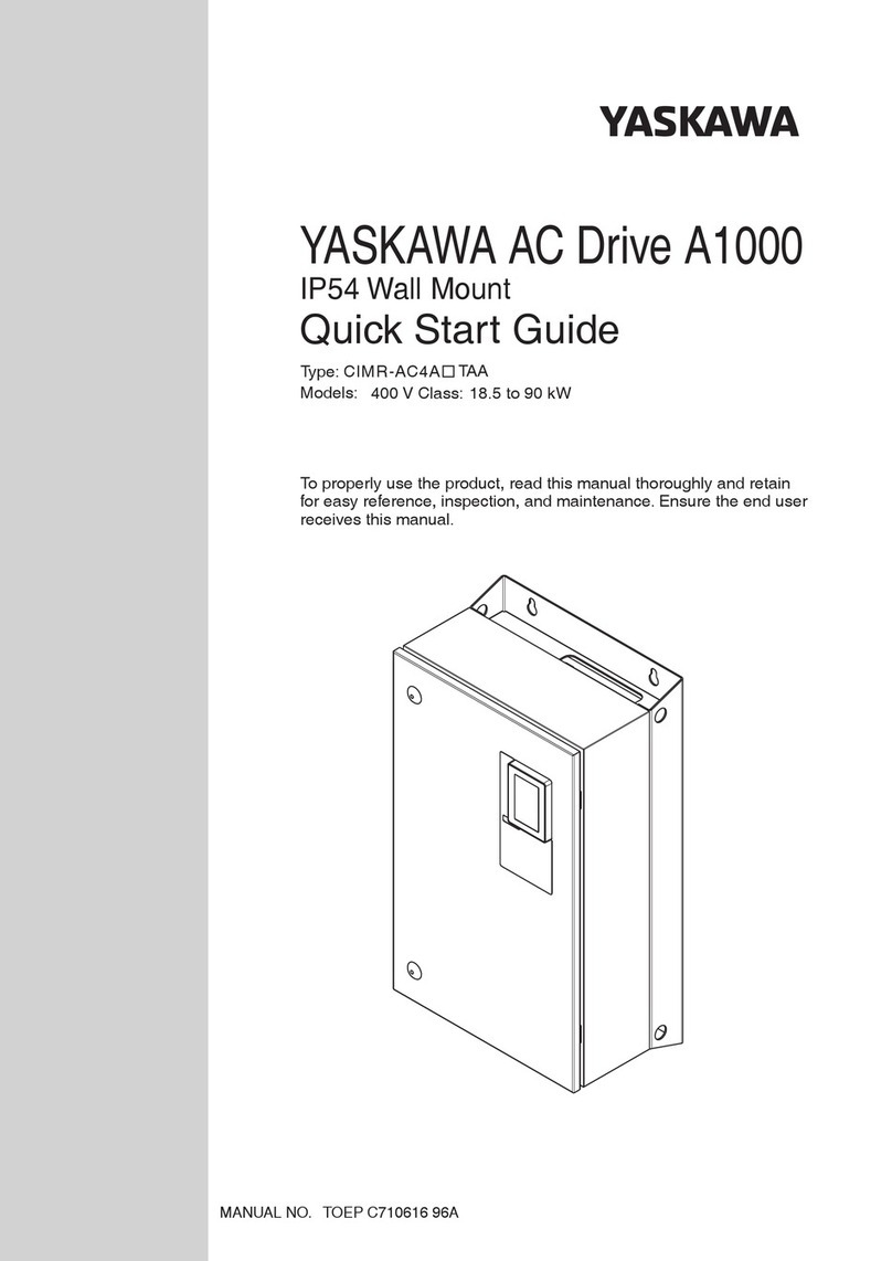 YASKAWA CIMR-AC4A0103TAA quick start guide