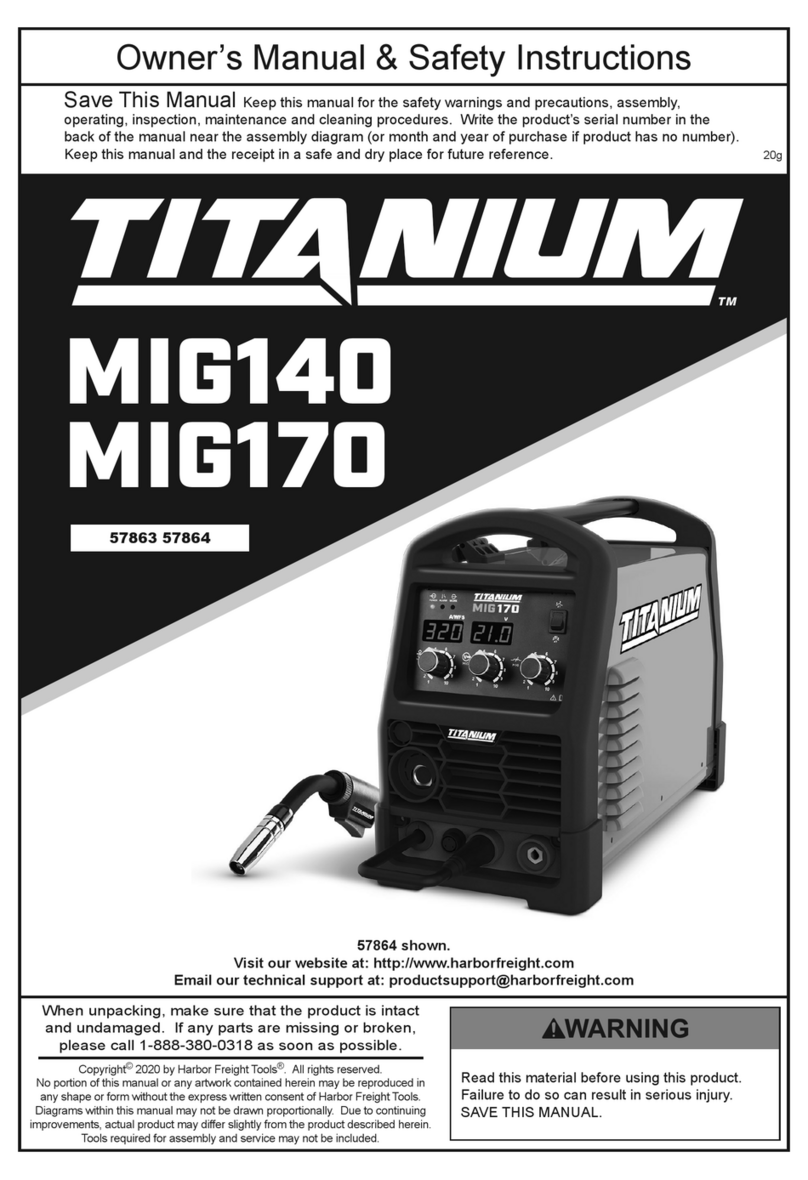 Titanium MIG 140 Assembly instructions