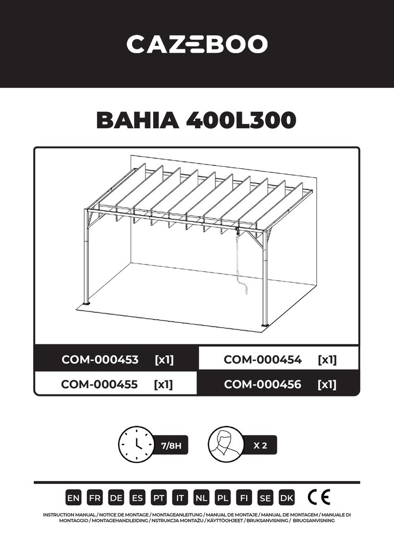 CAZEBOO BAHIA 400L300 instruction manual