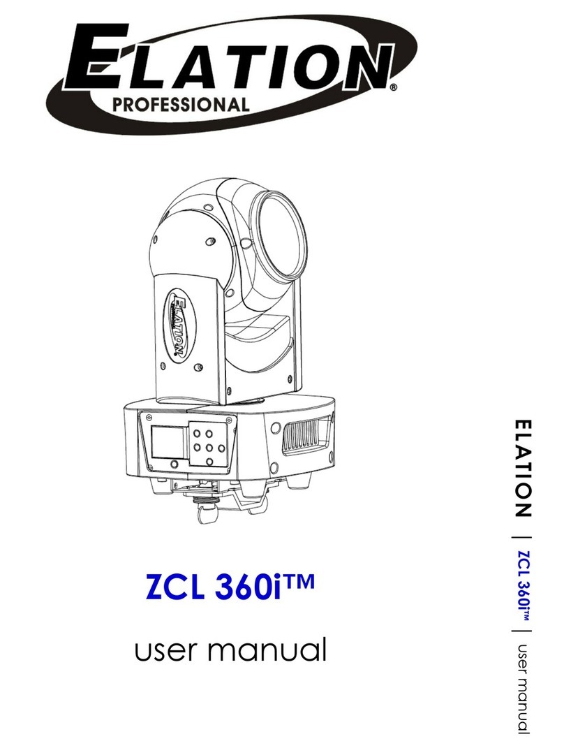 Elation ZCL 360i User manual