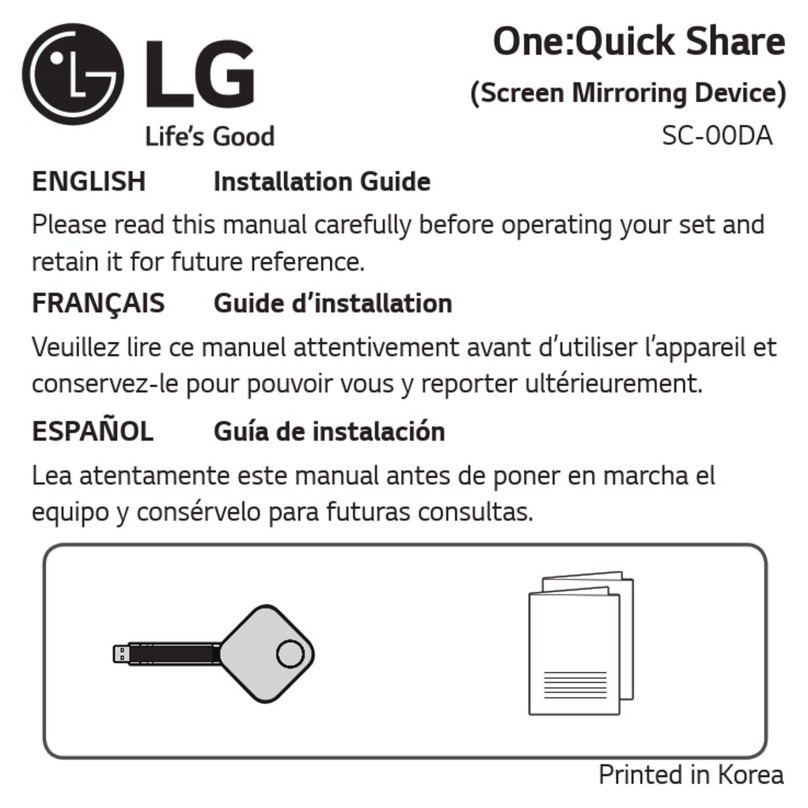 LG SC-00DA User manual