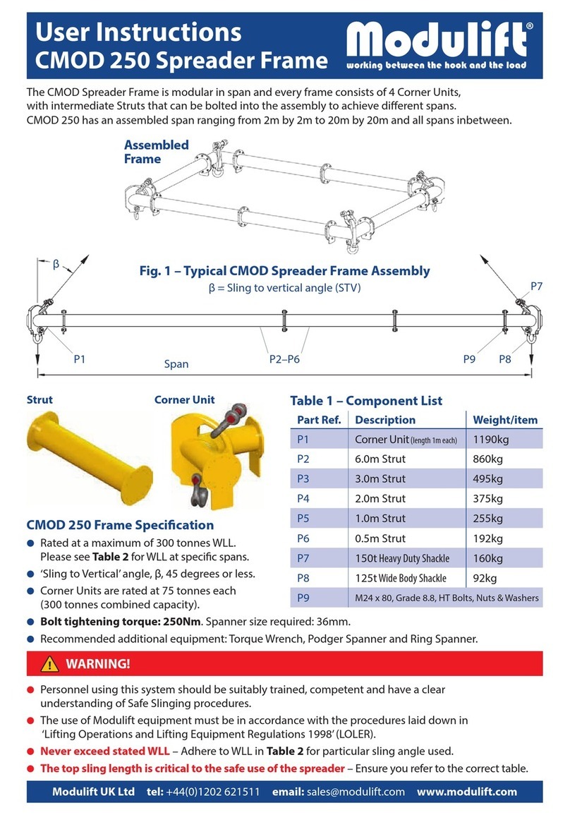 Modulift CMOD 250 User instructions