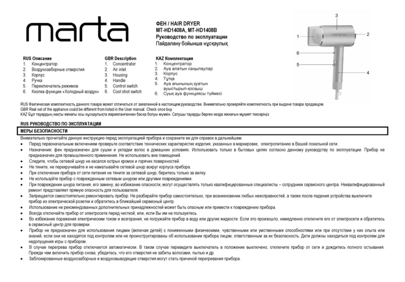 Marta MT-HD1408A manual