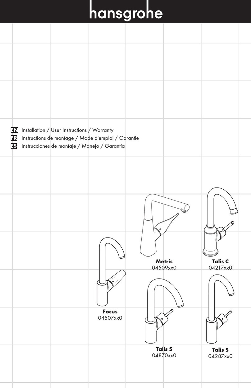 Hans Grohe Focus 04507 0 Series Instruction Manual