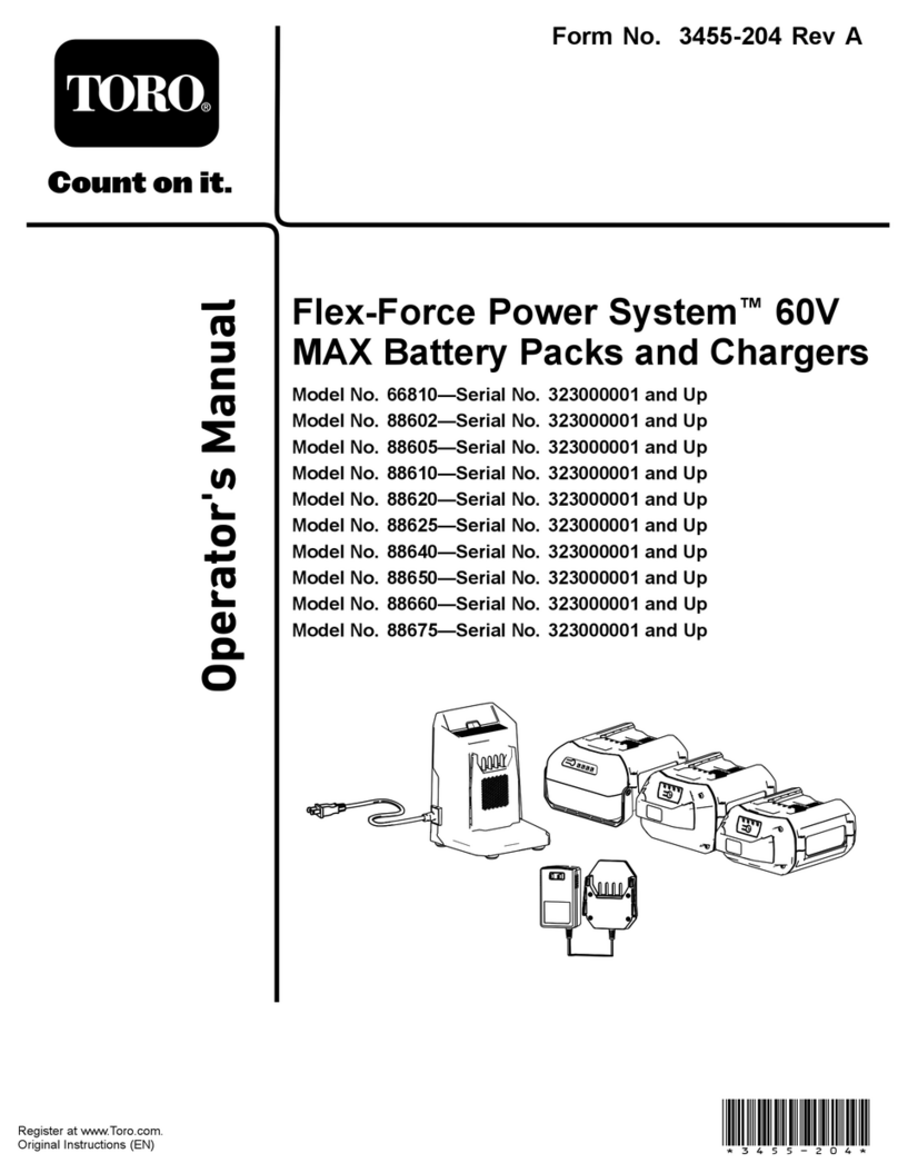 Toro Flex-Force Power System 60V MAX 66810 Operator's manual