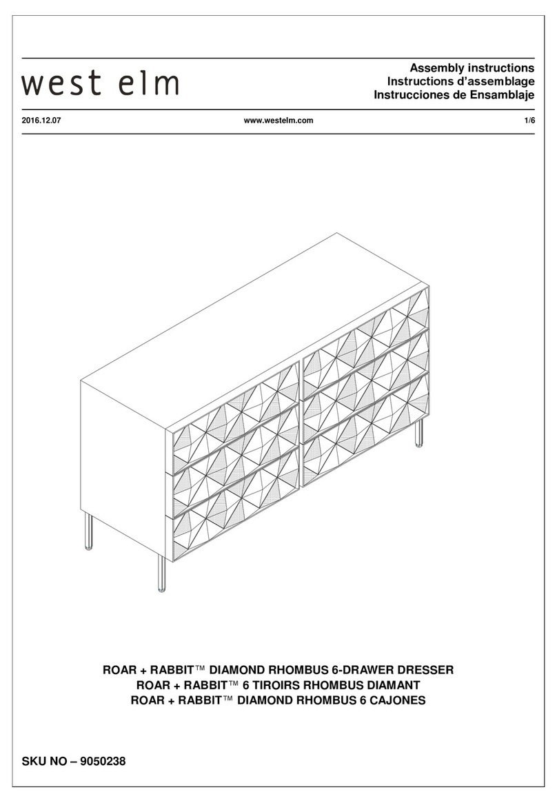 West Elm ROAR + RABBIT 9050238 User manual West Elm ROAR + RABBIT 9050238 User manual