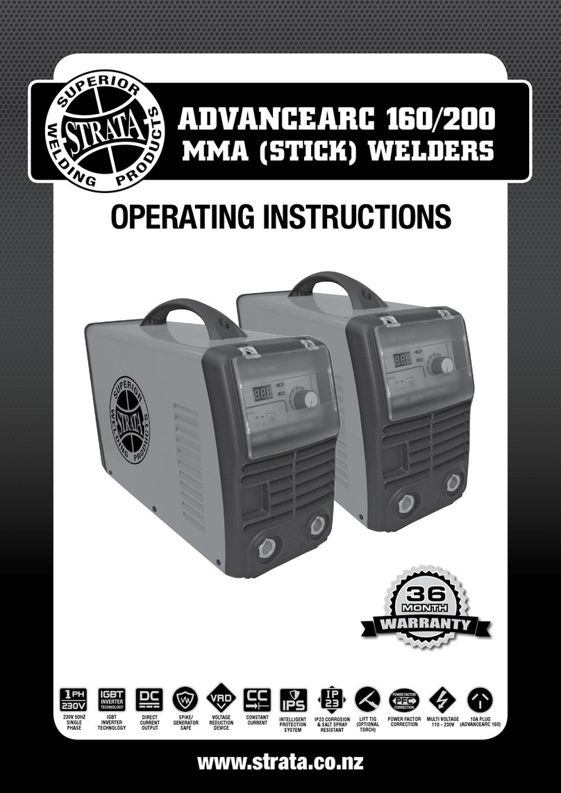 Strata ADVANCEARC 160 User manual