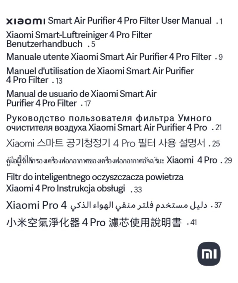 Xiaomi 4 Pro user manual