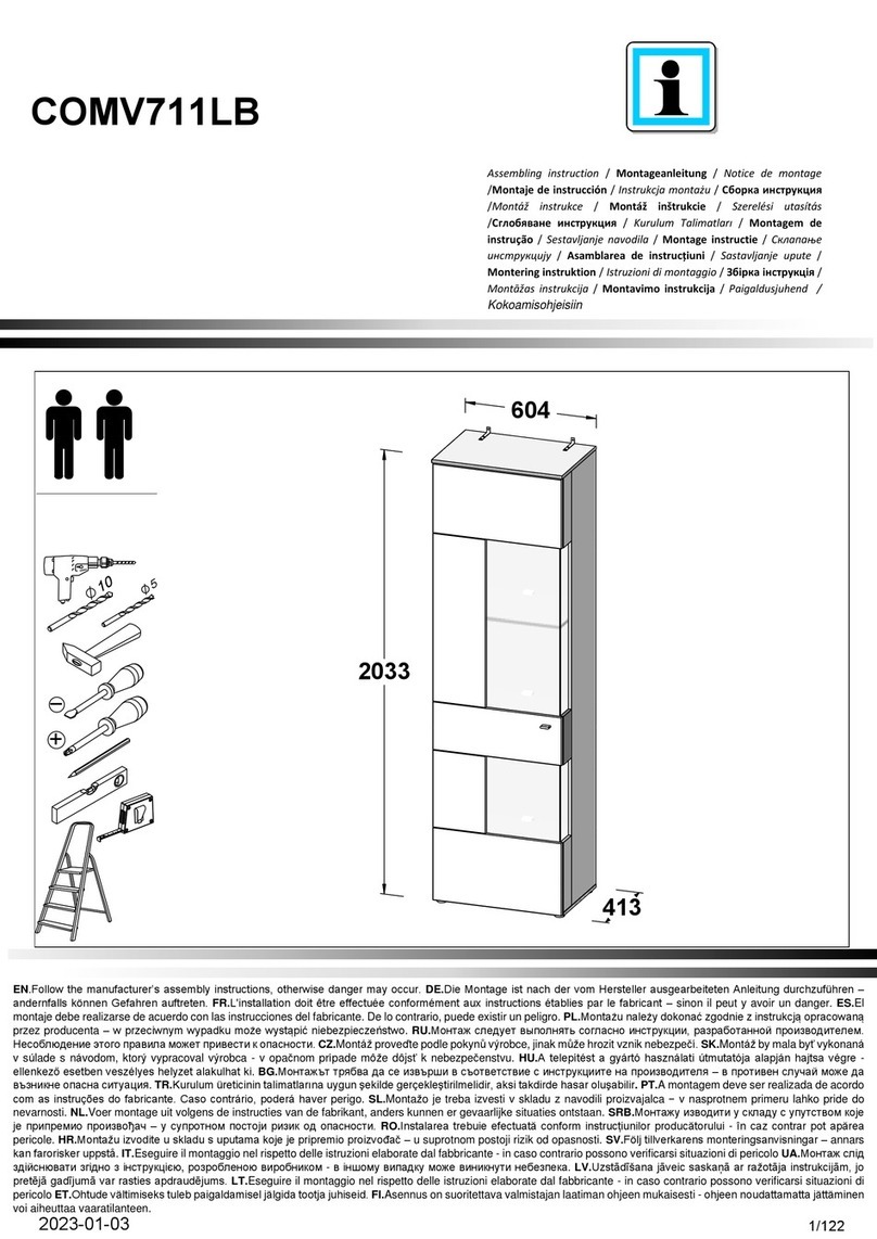 Forte COMV711LB Assembling Instruction