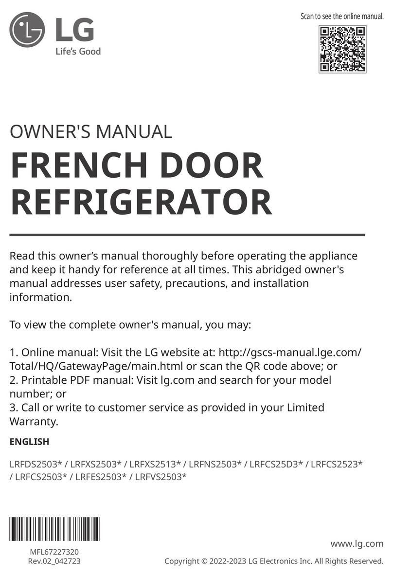 LG LRFVS2503 Series User manual