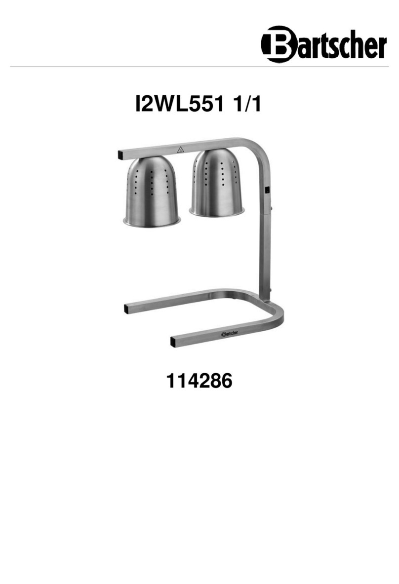 Bartscher I2WL551 1/1 User guide