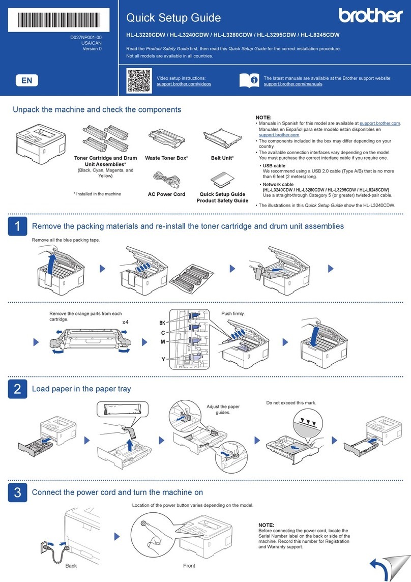 Brother HL-L3220CDW User manual