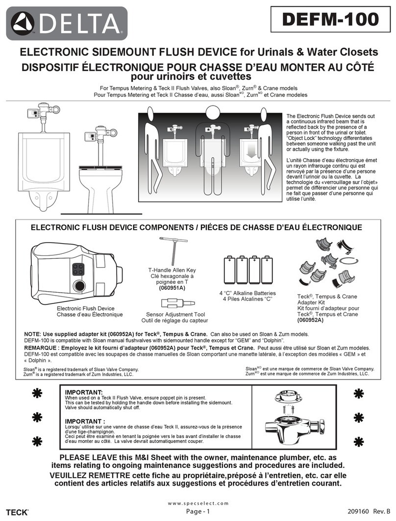 Delta DEFM-100 User manual