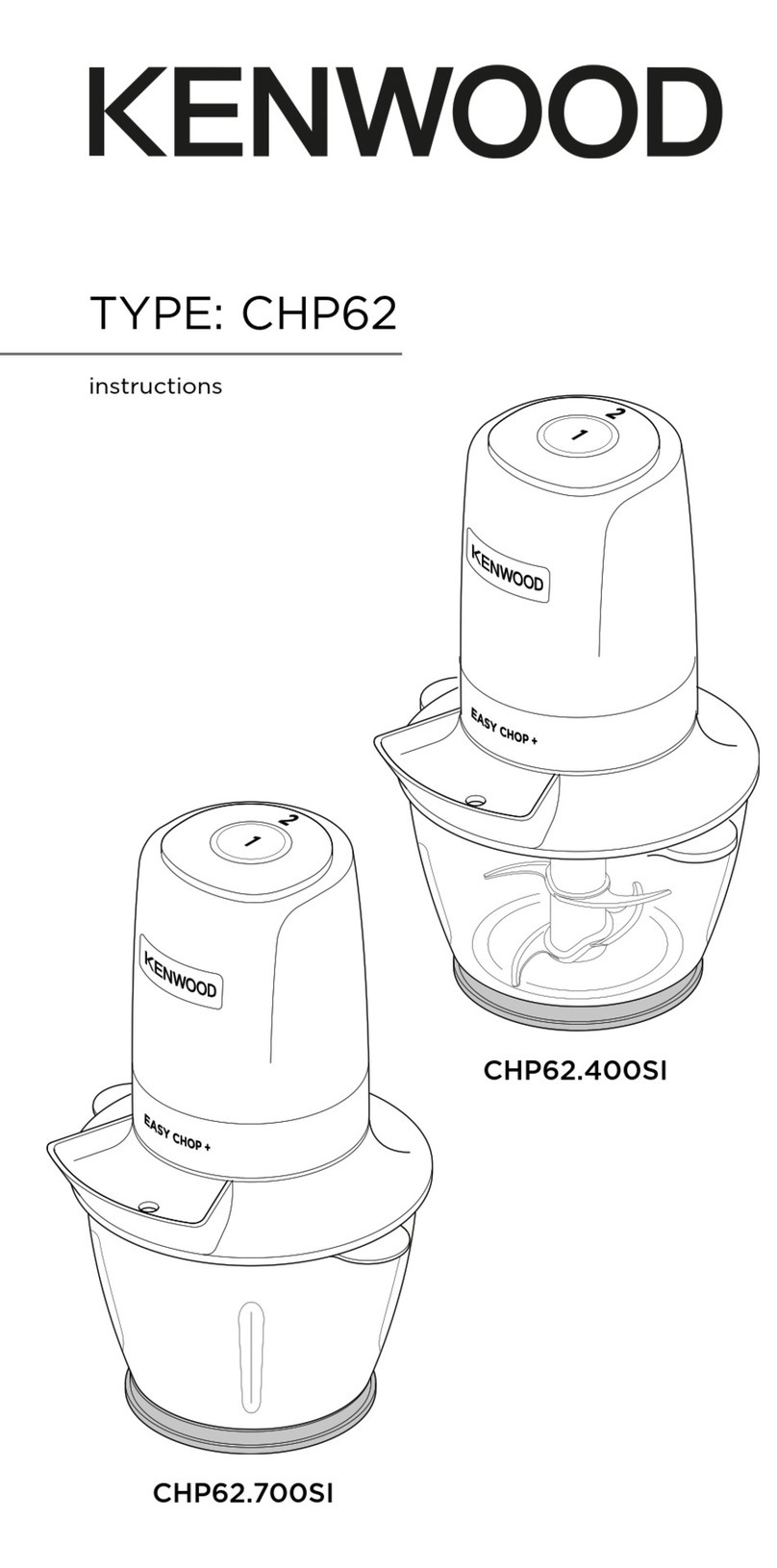 Kenwood CHP62.400SI instructions