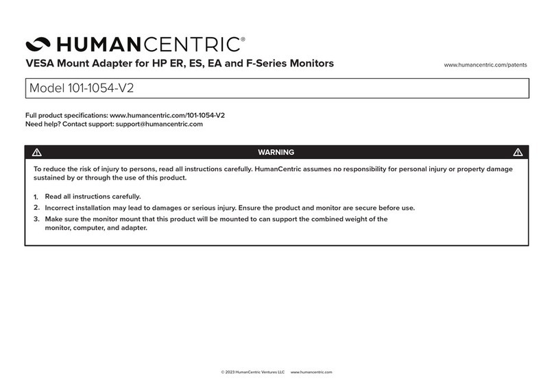 HumanCentric 101-1054-V2 instructions