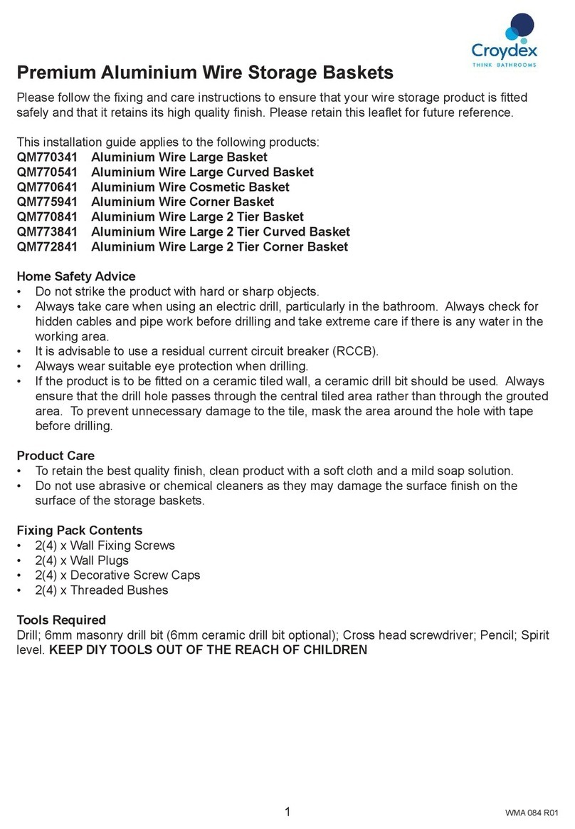 Croydex QM770541 manual