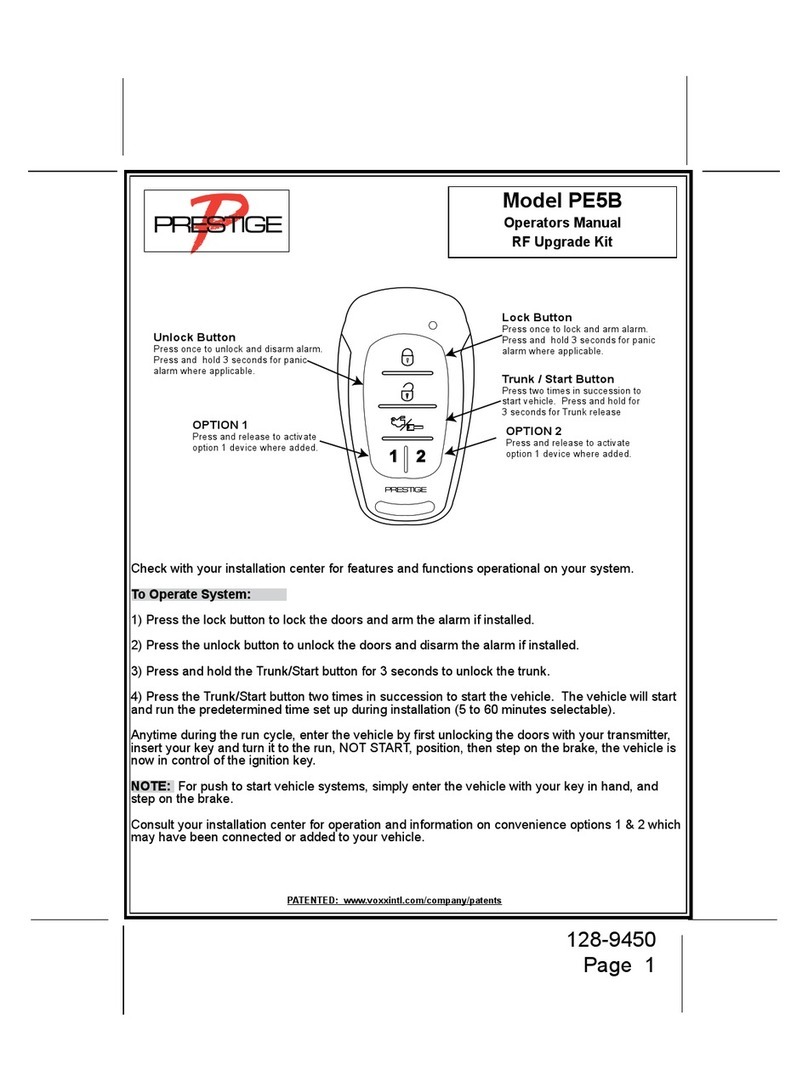 Prestige PE5B User manual