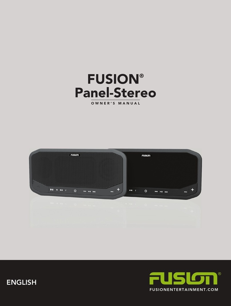 Fusion PA-A302B owner's manual