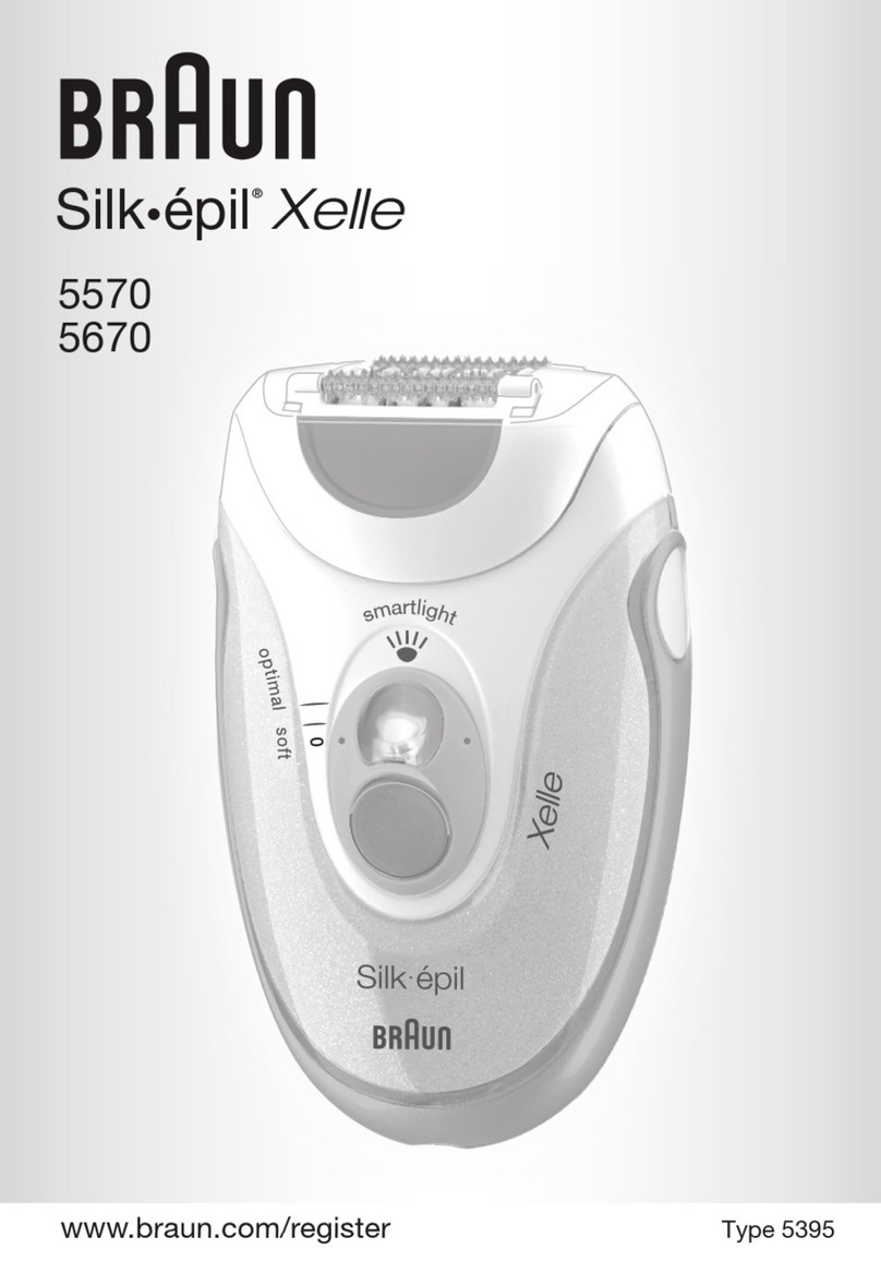 Braun Silk-epil Xelle 5570 User manual