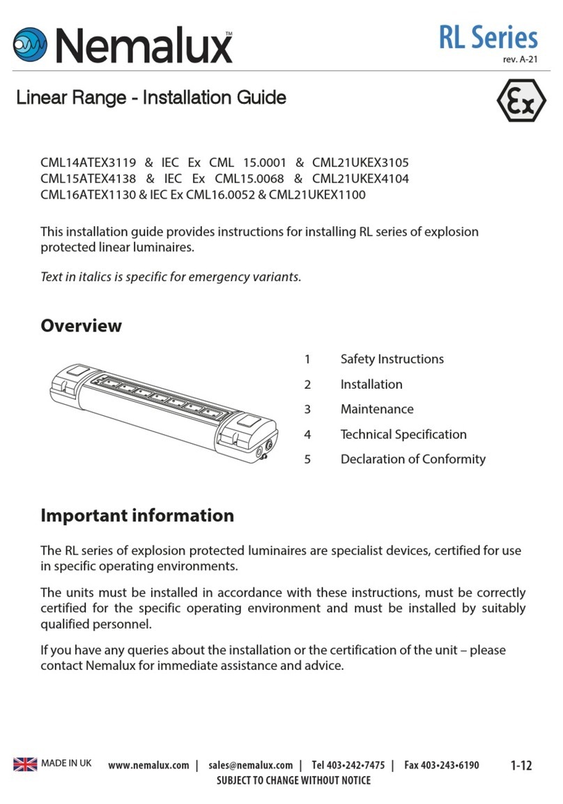 Nemalux RL Series User manual