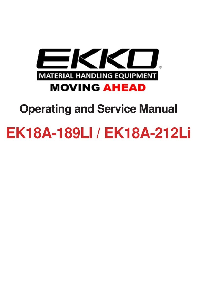 EKKO EK18A-189LI Operating and service manual