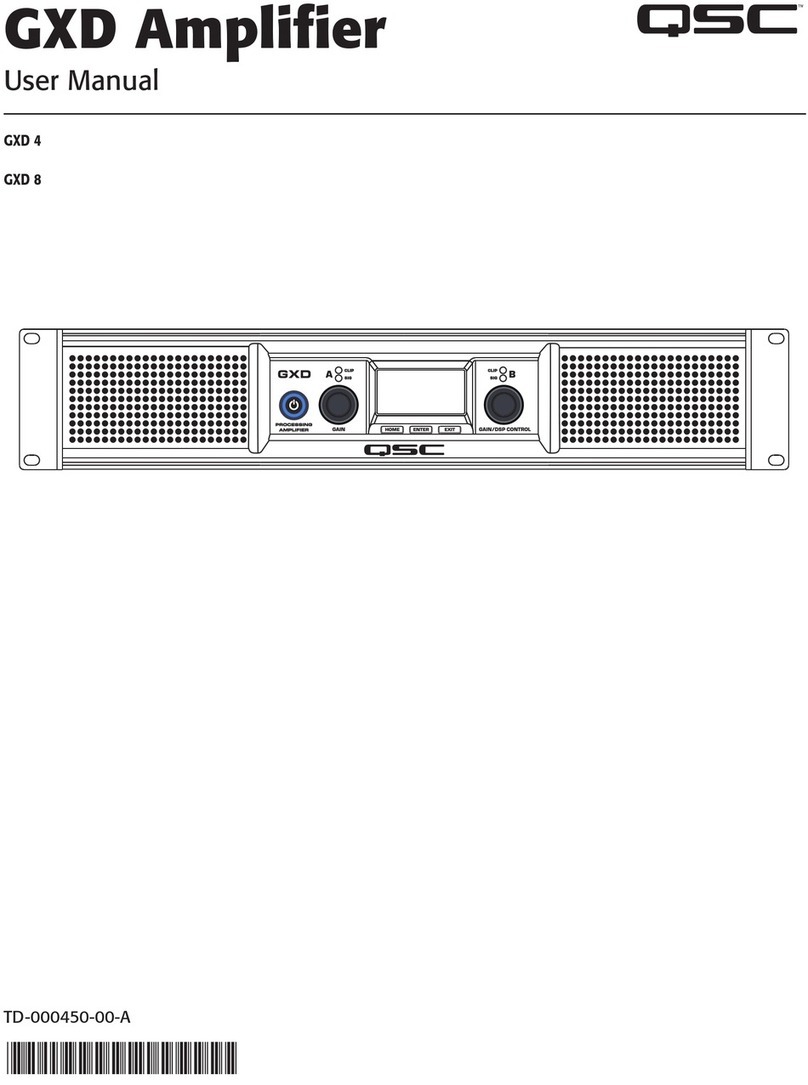QSC GXD 8 user manual