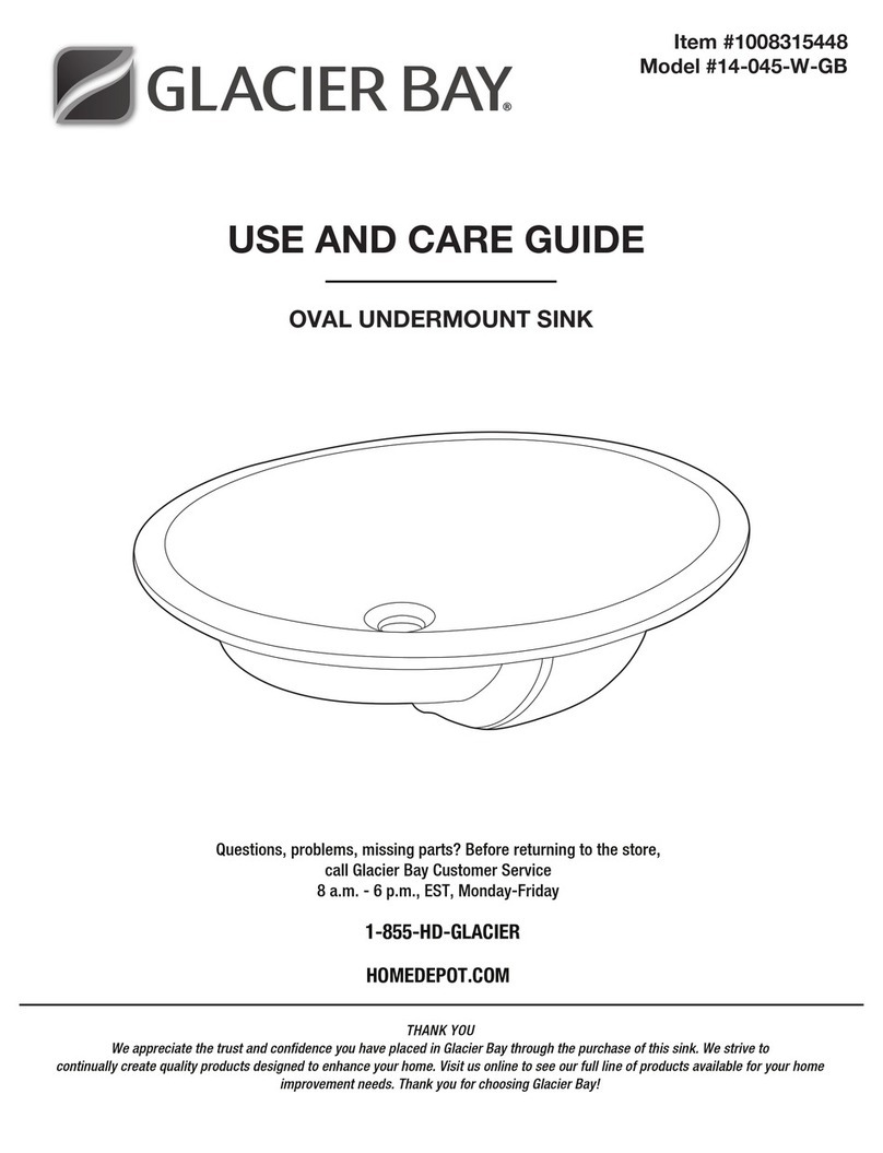 Glacier bay 14-045-W-GB Use and care guide