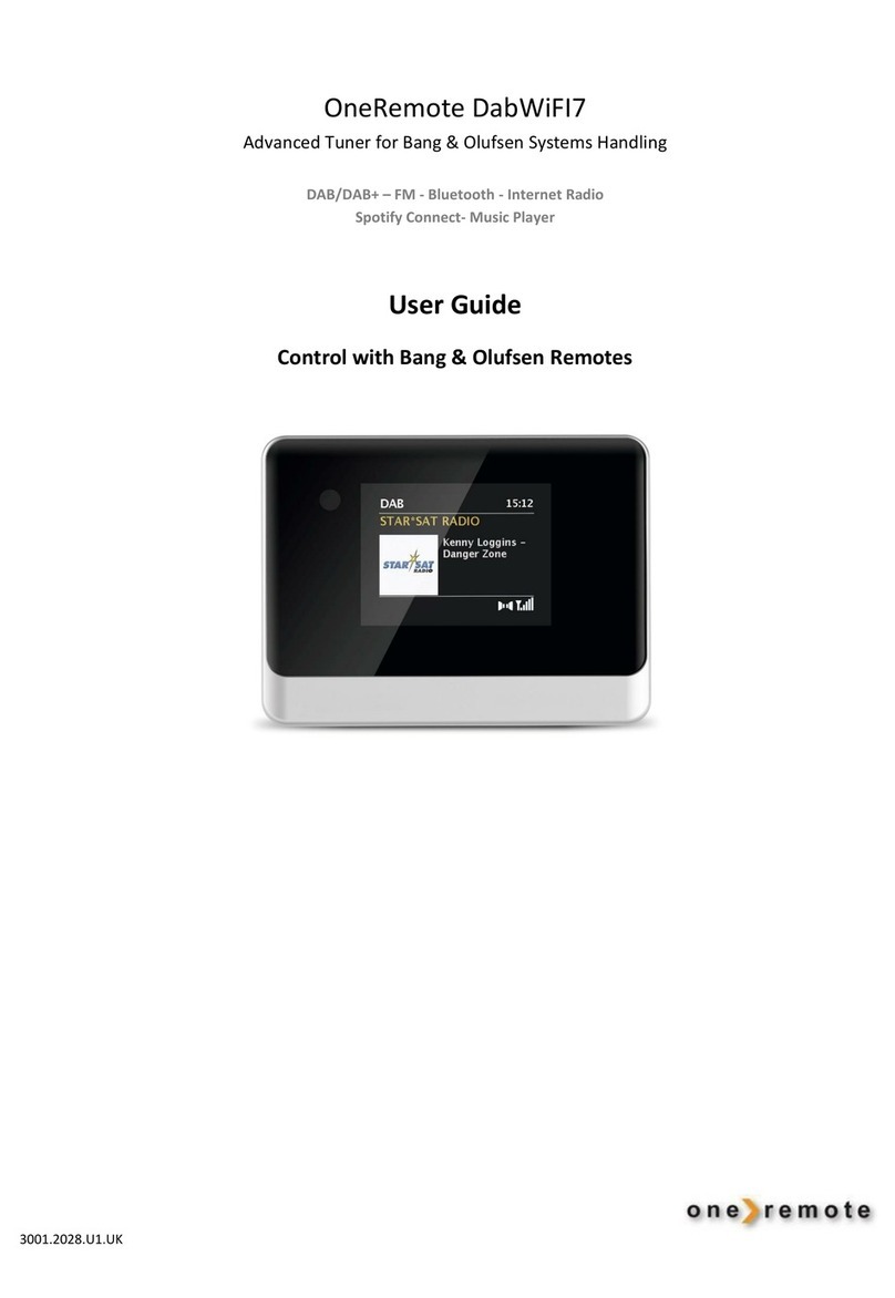 One Remote DabWiFI7 user guide