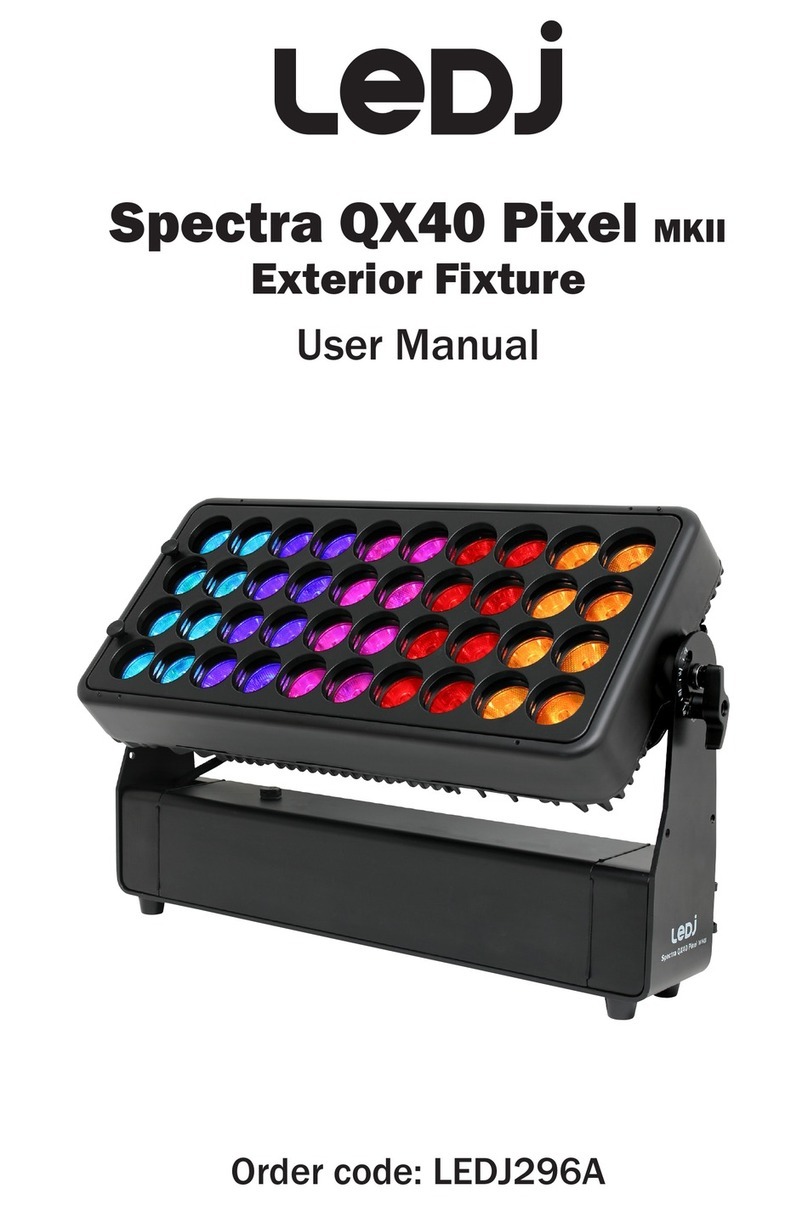 Ledj Spectra QX40 Pixel MKII Exterior Fixture User manual