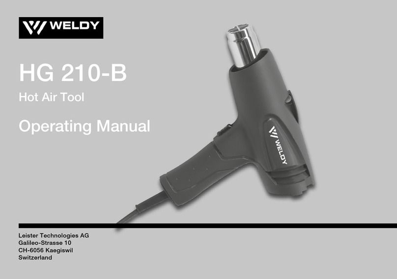 WELDY HG 210-B operating manual